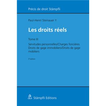 LES DROITS REELS TOME III