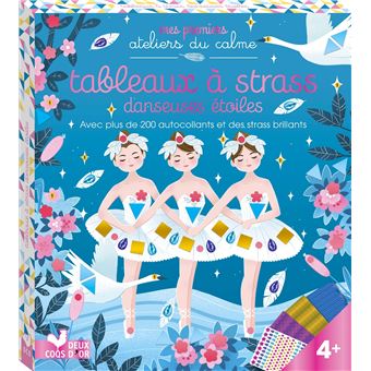 Tableaux à strass danseuses étoiles - boîte avec accessoires