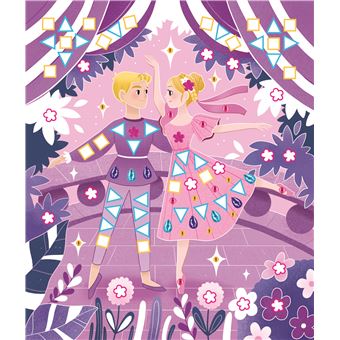 Tableaux à strass danseuses étoiles - boîte avec accessoires