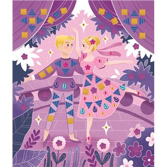 Tableaux à strass danseuses étoiles - boîte avec accessoires