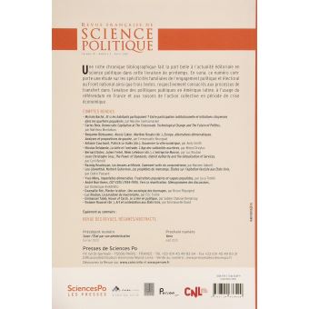 Revue Française de Science Politique T70-2
