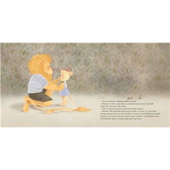 Le courage de bébé lionne