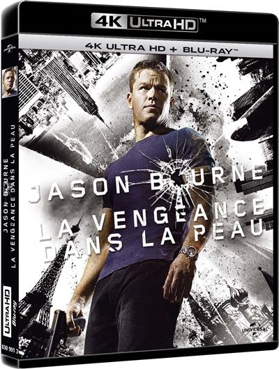 Bourne La vengeance dans la peau Blu-ray 4K Ultra HD