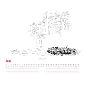 Le petit Nicolas - calendrier mural 2021