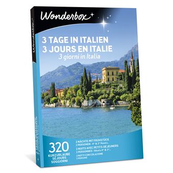 wonderbox voyage italie