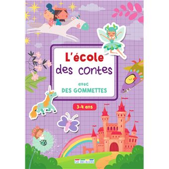 L'école des contes avec des gommettes