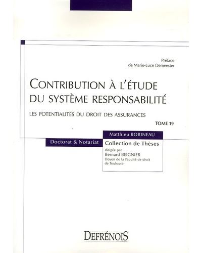 Contribution a l'etude du systeme responsabilite  les po