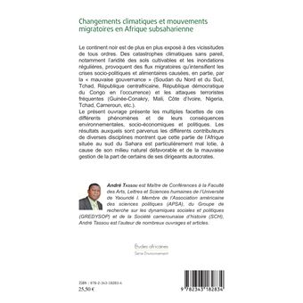 Changements climatiques et mouvements migratoires en Afrique subsaharienne