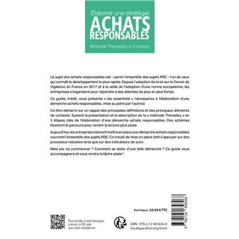 Elaborer une stratégie achats responsables
