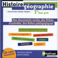 Coffret de Ressources Histoire-Géographie 1re Bac Pro 3 ans Grand Format Coffret pédagogique