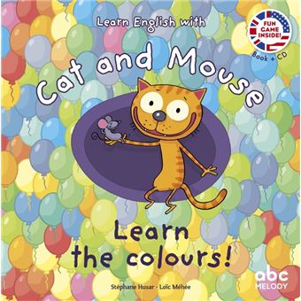 Learn english with cat and mouse - learn the colours