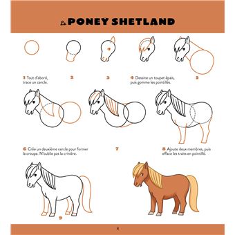 Mes dessins super faciles - Chevaux et poneys