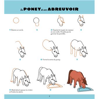 Mes dessins super faciles - Chevaux et poneys