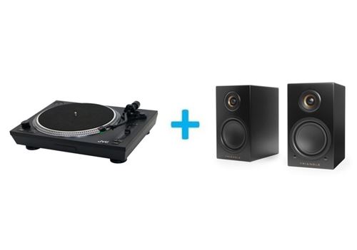 Pack vinyle JVC AL F85B + 2 enceintes amplifiées Triangle LN01A