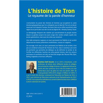L'histoire de Tron