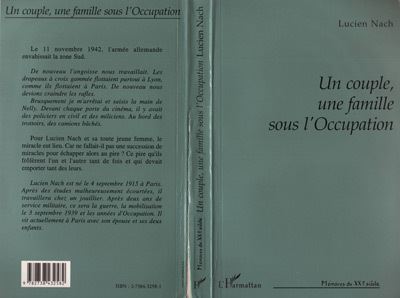Un couple, une famille sous l'occupation - Lucien Nach - (donnée non spécifiée)