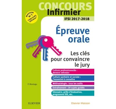Concours infirmer, Epreuve orale, IFSI 2017-2018