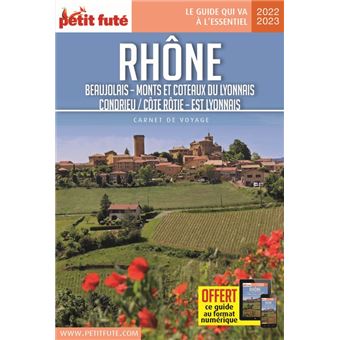 Guide Rhône 2023 Carnet Petit Futé