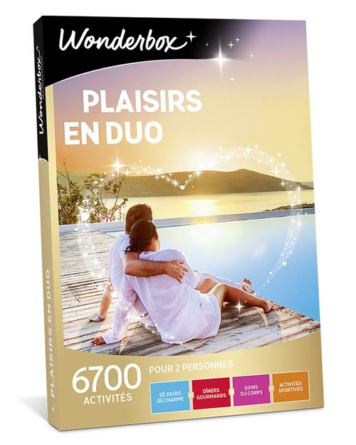 Coffret cadeau Wonderbox Plaisirs En Duo - FR
