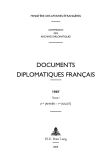 Documents diplomatiques français