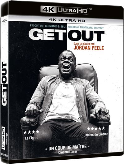 Get Out Blu-ray 4K Ultra HD - Blu-ray 4K - Jordan Peele - Allison Williams - Catherine Keener tous les DVD à la Fnac