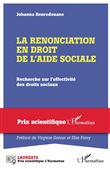 La renonciation en droit de l'aide sociale
