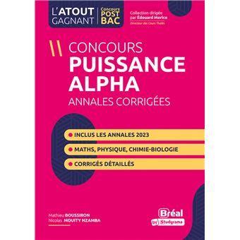 Concours PUISSANCE ALPHA Annales corrigées
