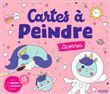 Cartes à peindre - Licornes
