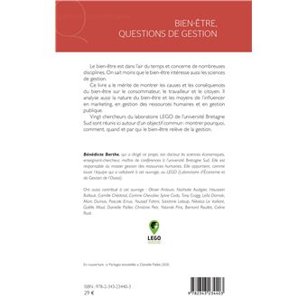 Bien-être, questions de gestion