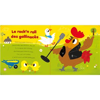 Mes premières petites chansons : un livre sonore à toucher