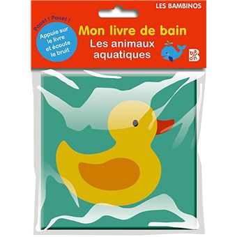 Mon livre de bain - Les animaux aquatiques