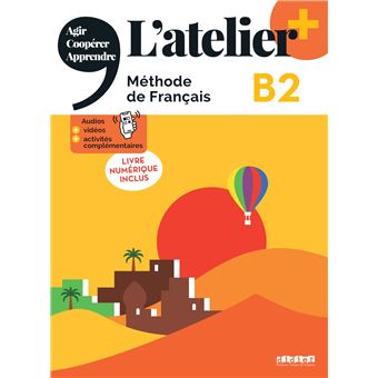 L'atelier + B2 - Livre + livre numérique + didierfle.app