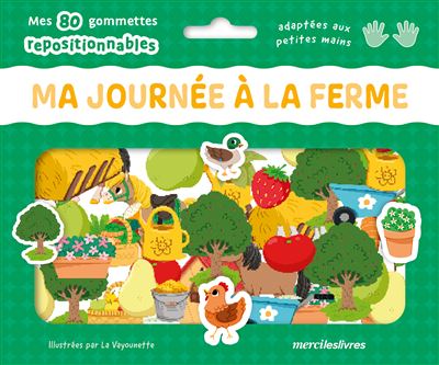 Ma journée à la ferme - Ma pochette de gommettes repositionnables -  Vayounette - (donnée non spécifiée)