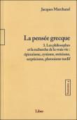 Sagesses - T4 : La pensée grecque