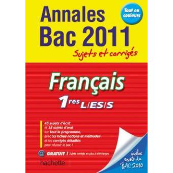 Annales Bac Français 1ère - 1