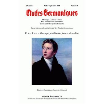 Études germaniques - N°3/2008