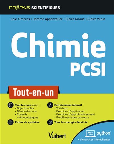 Chimie PCSI Tout-en-un