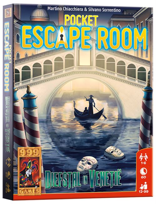 Pocket Escaperoom Diefstal in Venetië - Gezelschapsspel