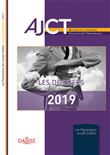 AJCT - Les dossiers 2019