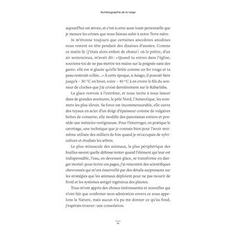 Autobiographie de la neige
