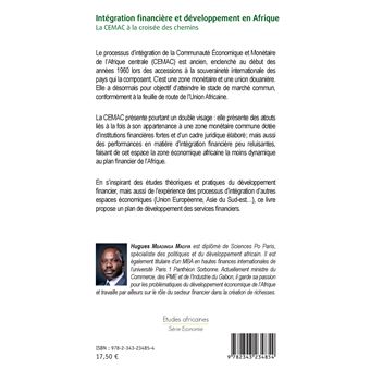 Intégration financière et développement en Afrique La CEMAC à la croisée des chemins