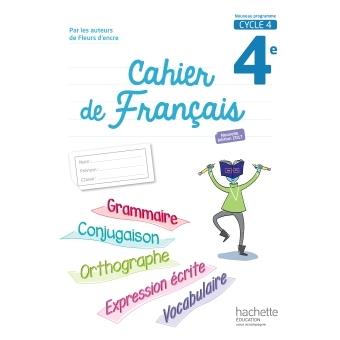 Cahier De Francais Cycle 4 4e Ed 17 Edition 17 Broche Chantal Bertagna Francoise Carrier Achat Livre Fnac