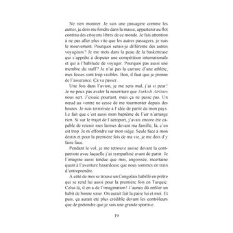 La fille qui voyage au-delà des mers