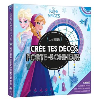 LA REINE DES NEIGES - Coffret Les Ateliers - Crée tes décos porte-bonheur - Disney