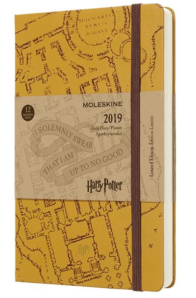 Agenda 2019 Harry Potter Journalier Grand Format Beige Papeterie Achat Livre Fnac