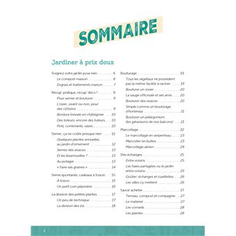 Jardiner sans dépenser