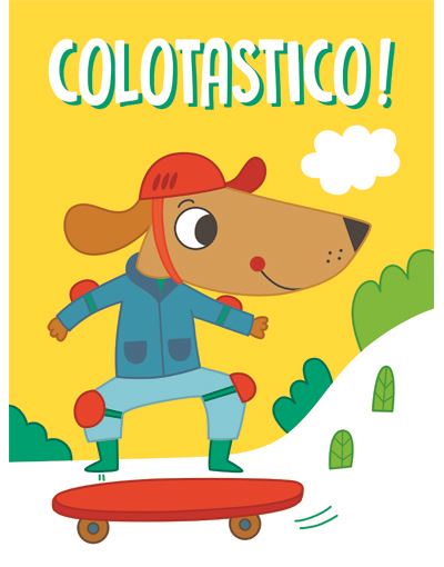 Colotastico ! chien jaune