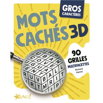 Gros caractères : Mots cachés 3D
