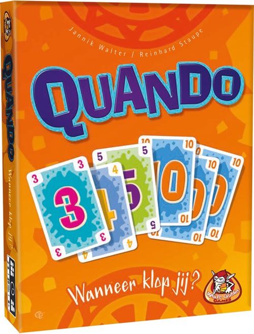Jeu De Cartes Quando White Goblin Games version en Néerlandais
