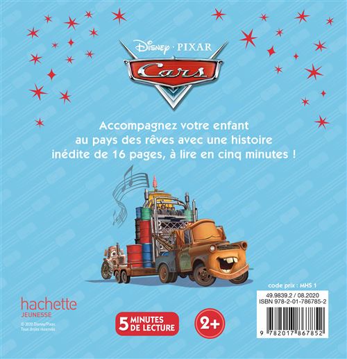 Cars - les histoires de Flash McQueen Tome 3 : le jukebox de Martin -  Disney Pixar - Disney Hachette - Grand format - Librairie Martelle AMIENS